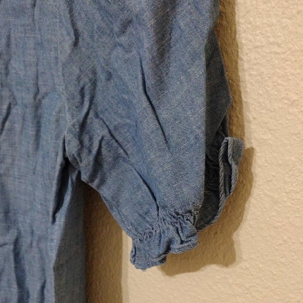 J. Crew Blue Button Down Shirt - Picture 10 of 13